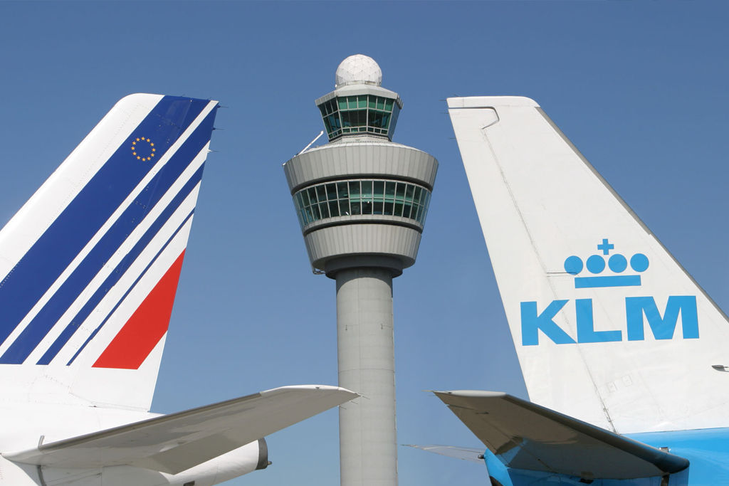 air france klm tailfins