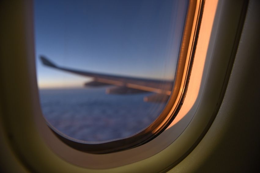 Airplane window