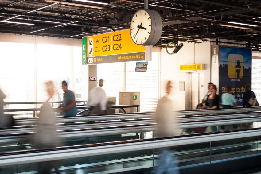 Busy airport