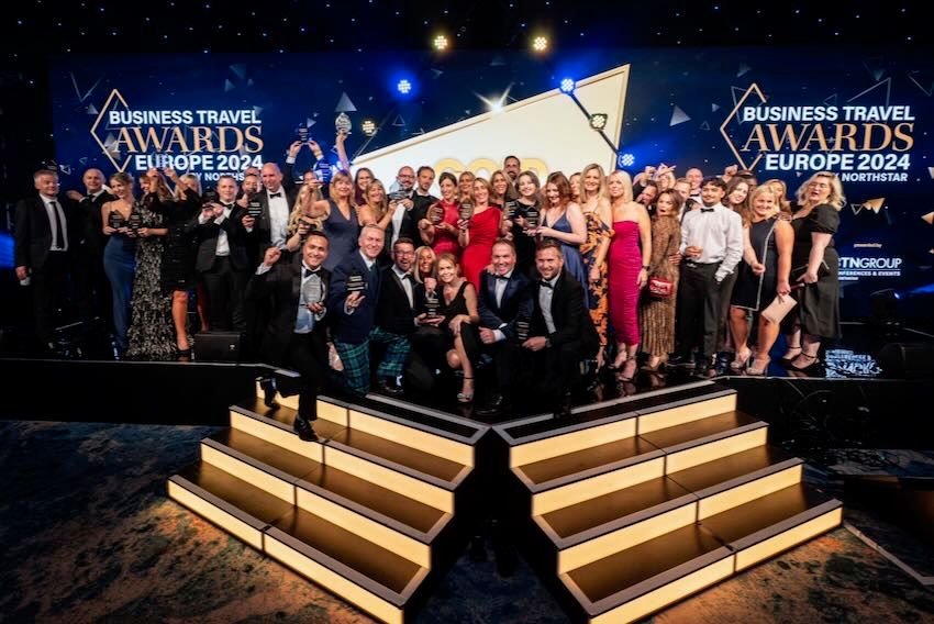 Business Travel Awards Europe 2024 winners group