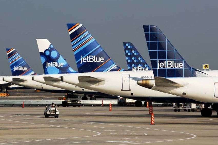 JetBlue tailfins