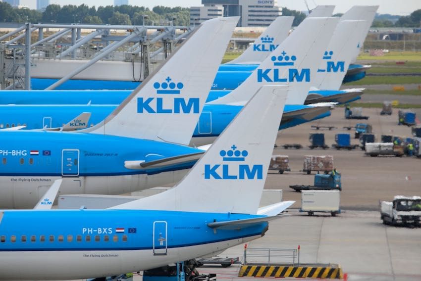 KLM tailfins